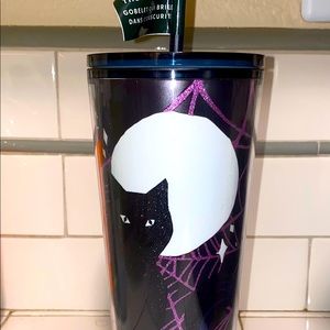 Starbucks tumbler glow in the dark cat